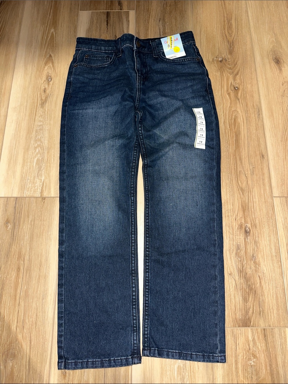Cat & Jack Men's Indigo Straight Jeans